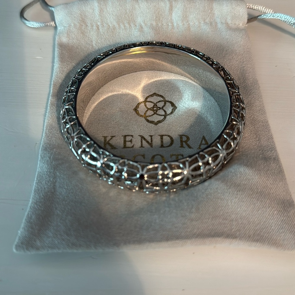 Kendra Scott Silver Filigree Bracelet